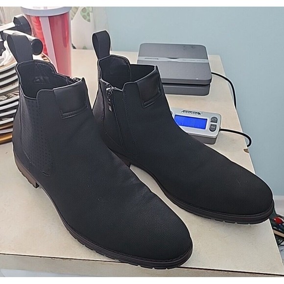Stacy Adams Oakhurst Boots Chukka Style 21441-001 Size 11 Memory Foam Black - Picture 2 of 11